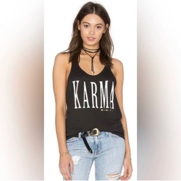 Spiritual gangster – karma, thin strap, tank top - Picture 2 of 2